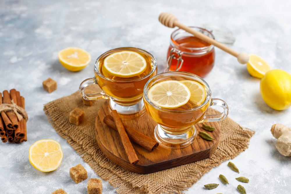 honey and lemon tea